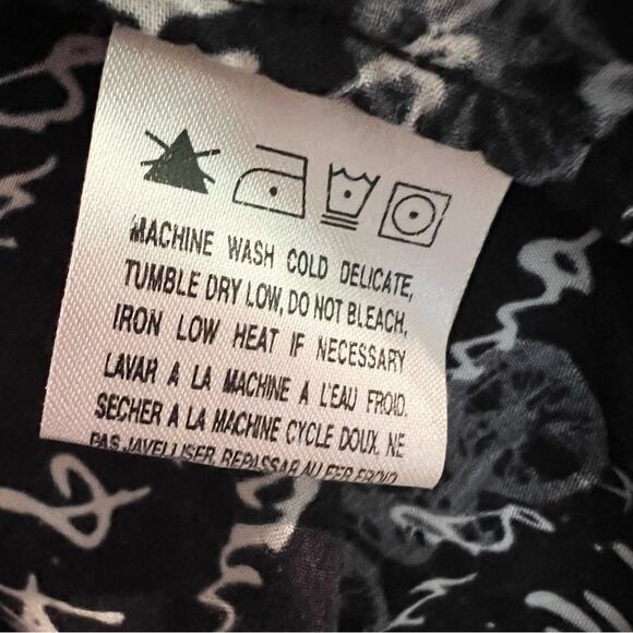 Women's Large Harley Davidson Button Front Shirt Top Motorcycles Moto Autograph - Picture 6 of 7